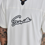 SikSilk - Ecru Football T-Shirt